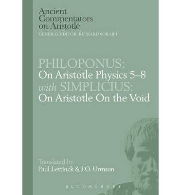 Cover of On Aristotle's "Physics 5-8 " with on Aristotle on the Void