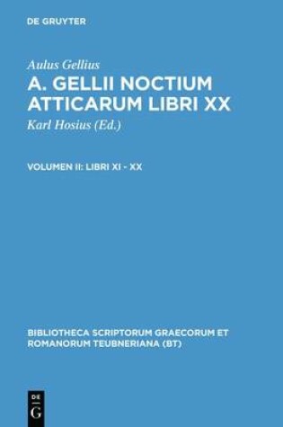 Cover of Libri XI - XX