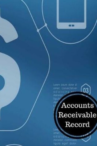 Cover of Accounts Receivable Record