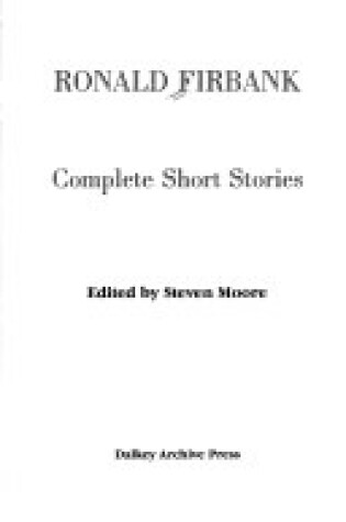 Cover of Complete Short Stories