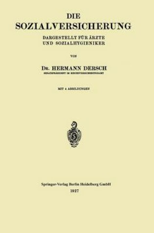 Cover of Die Sozialversicherung