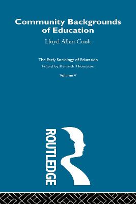Book cover for Early Sociology Education Vol5