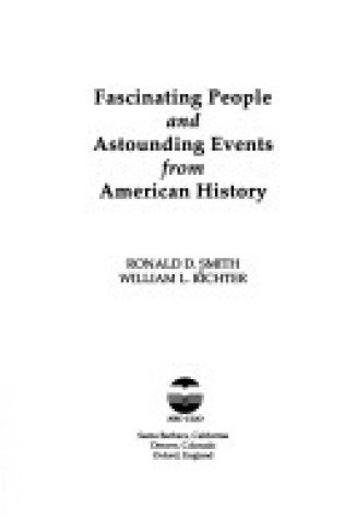 Cover of Fascinating People in American History
