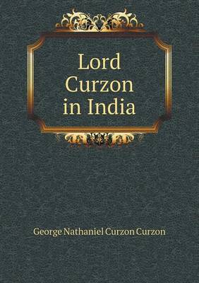 Book cover for Lord Curzon in India