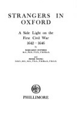 Cover of Strangers in Oxford