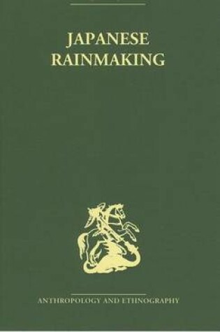 Cover of Japanese Rainmaking and Other Folk Practices