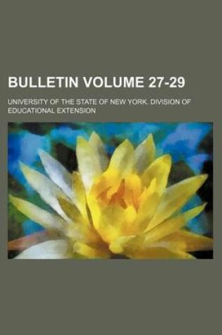 Cover of Bulletin Volume 27-29