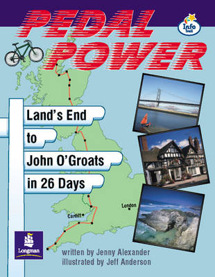 Book cover for LILA:IT:Independent:Pedal Power Lands End to John O'Groats Info Trail Independent