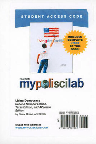 Cover of MyLab Political Science with Pearson eText -- Standalone Access Card -- for Living Democracy