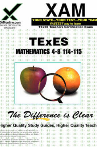 Cover of TExES Mathematics 4-8 114-115