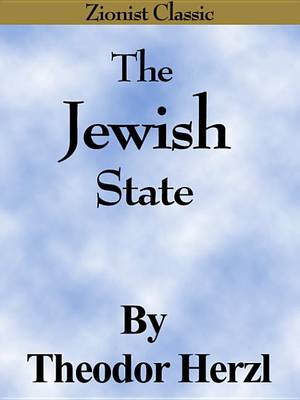 Book cover for The Jewish State - Zionist Classic (Zionism, Judaism)