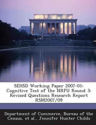 Book cover for Sehsd Working Paper 2007-01