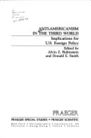 Cover of Anti-Americanism in the Third World