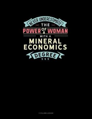 Book cover for Never Underestimate The Power Of A Woman With A Mineral Economics Degree