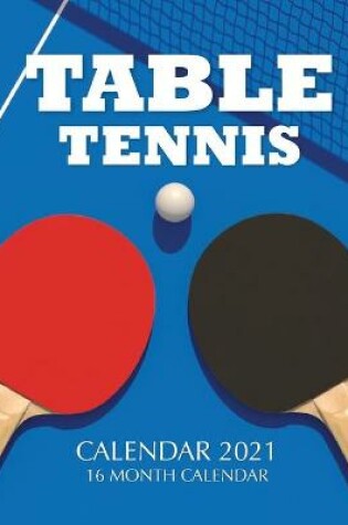 Cover of Table Tennis Calendar 2021