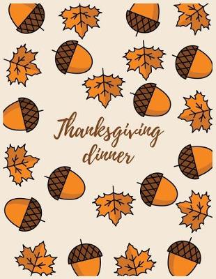 Book cover for Thanksgiving dinner