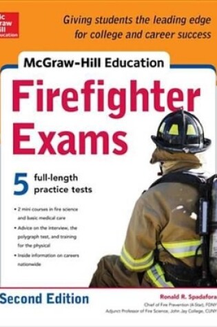 Cover of McGraw-Hill Education Firefighter Exam, 2nd Edition