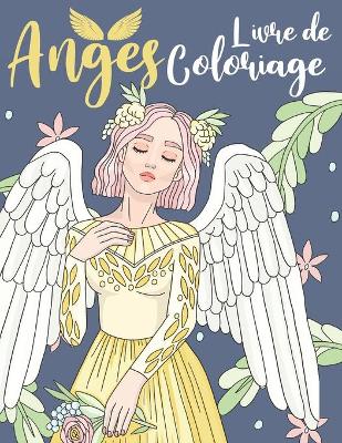 Book cover for Livre de Coloriage Anges