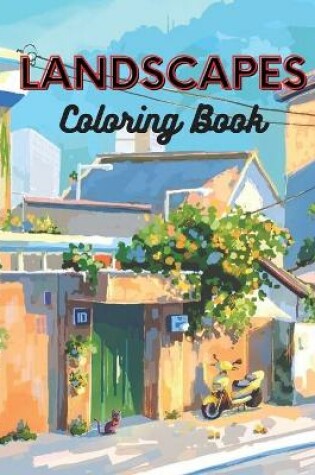 Cover of Landscapes Coloring Book