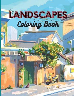 Book cover for Landscapes Coloring Book
