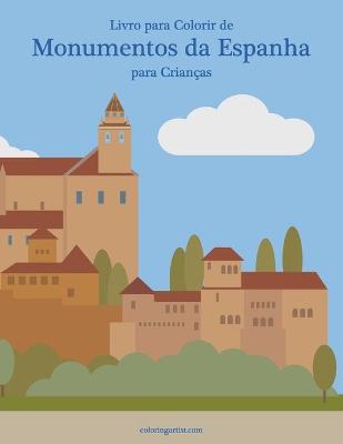 Cover of Livro para Colorir de Monumentos da Espanha para Criancas