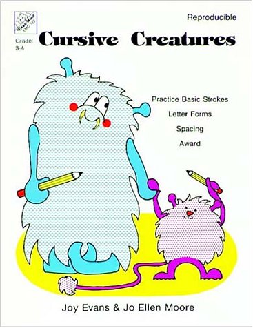 Book cover for Cursive Creatures