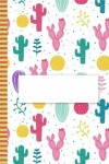 Book cover for Cactus Gifts For Teen Girls Notebook Fit For Boy Sister Nurse Women Kids 120 Pages