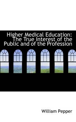 Book cover for Higher Medical Education