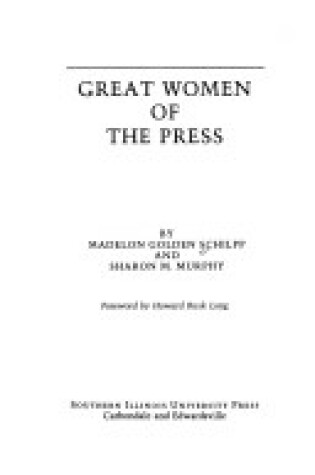 Cover of Great Women of the Press