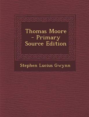 Book cover for Thomas Moore - Primary Source Edition