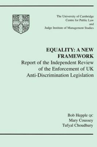 Cover of Equality: A New Framework