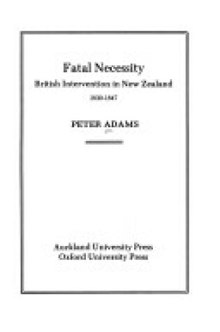 Cover of Fatal Necessity