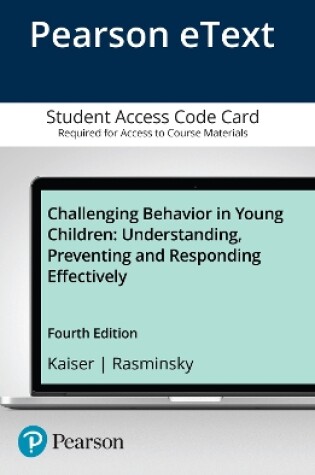 Cover of Challenging Behavior in Young Children