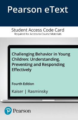 Book cover for Challenging Behavior in Young Children