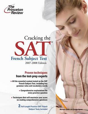 Book cover for Cracking the Sat French Subject Test