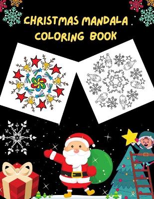 Cover of christmas mandala coloring book