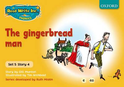 Book cover for Read Write Inc. Phonics: Yellow Set 5 Storybooks: The Gingerbread Man