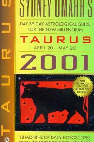 Cover of Sydney Omarr's Taurus 2001