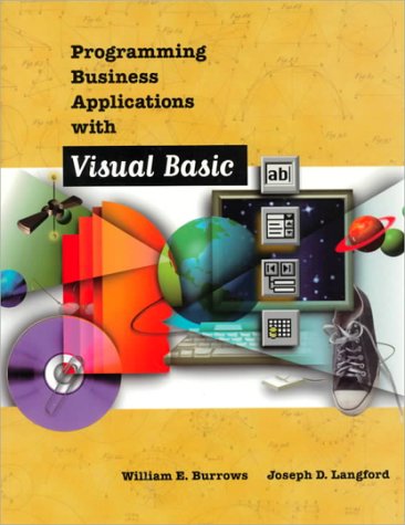 Book cover for Programming Business Applications with Visual Basic