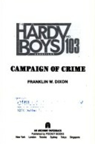 Cover of The Hardy Boys: Campaign of Crime