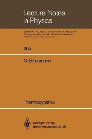 Cover of Thermodynamik