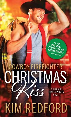 Book cover for Cowboy Firefighter Christmas Kiss