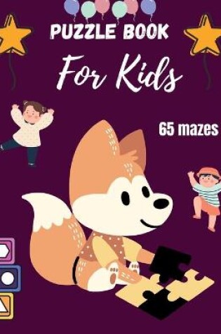 Cover of maze books for kids 5-8 year olds