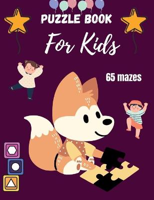 Book cover for maze books for kids 5-8 year olds