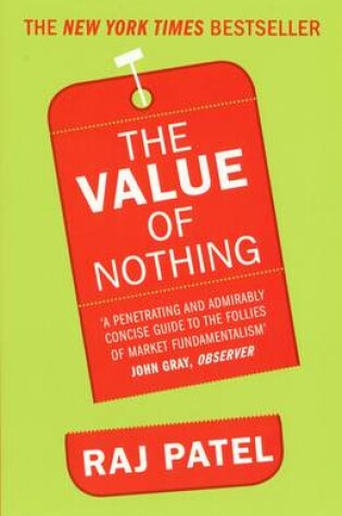 Cover of The Value of Nothing