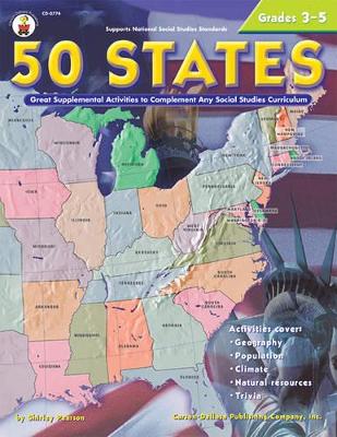 Book cover for 50 States, Grades 3 - 5