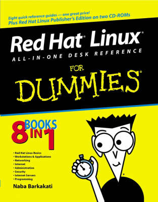 Book cover for Red Hat Linux All-in-one Desk Reference for Dummies