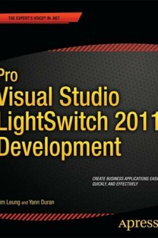 Cover of Pro Visual Studio LightSwitch 2011 Development