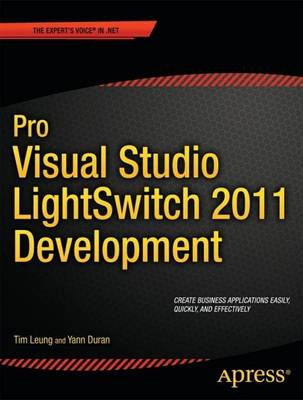 Book cover for Pro Visual Studio LightSwitch 2011 Development