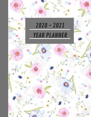 Book cover for 2020 - 2021 Year Planner